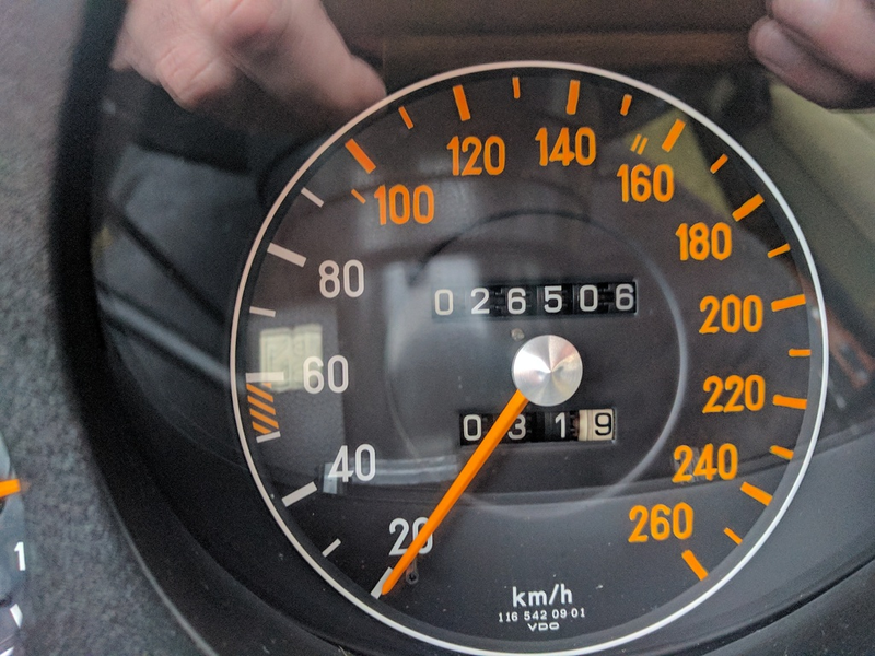 Illustration for article titled Tried to buy this today for a customer... 26500km Mercedes 450SEL 6.9